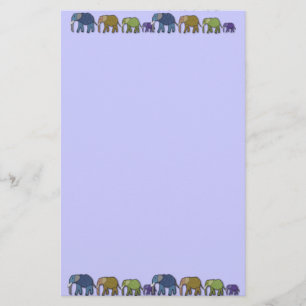Papeterie Les éléphants n'oublient jamais