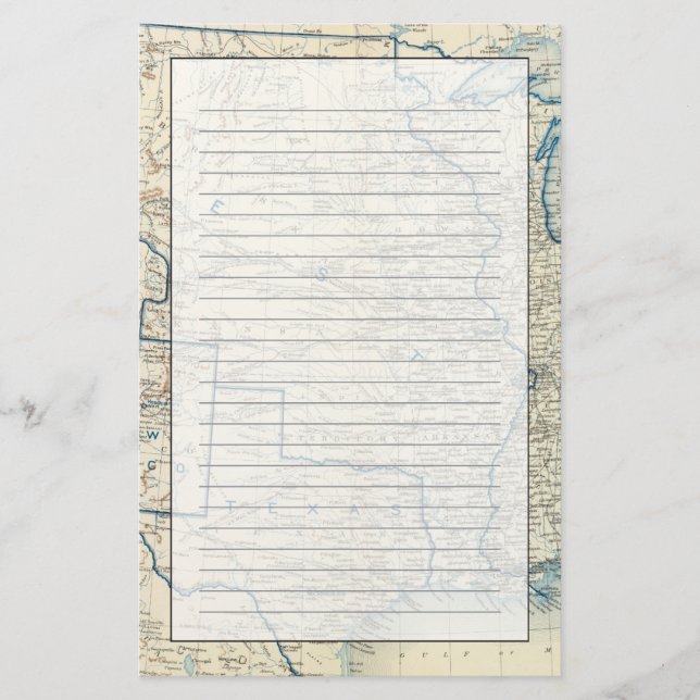 Papeterie Les Etats-Unis en décembre 1860 (Devant)