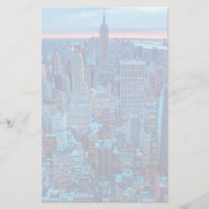 Papeterie Les gratte-ciel de Manhattan sont éclairés