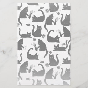 Papeterie Les mauvais chats frappent des trucs sur