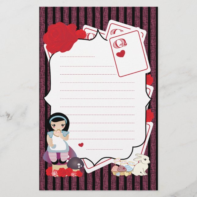 Papeterie Les notes d'Alice (Devant)