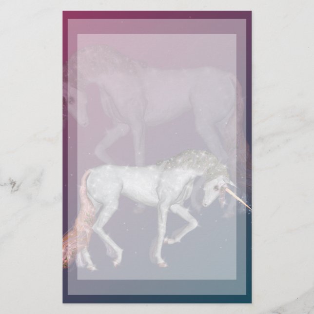 Papeterie Les rêves d'Unicorne (Devant)