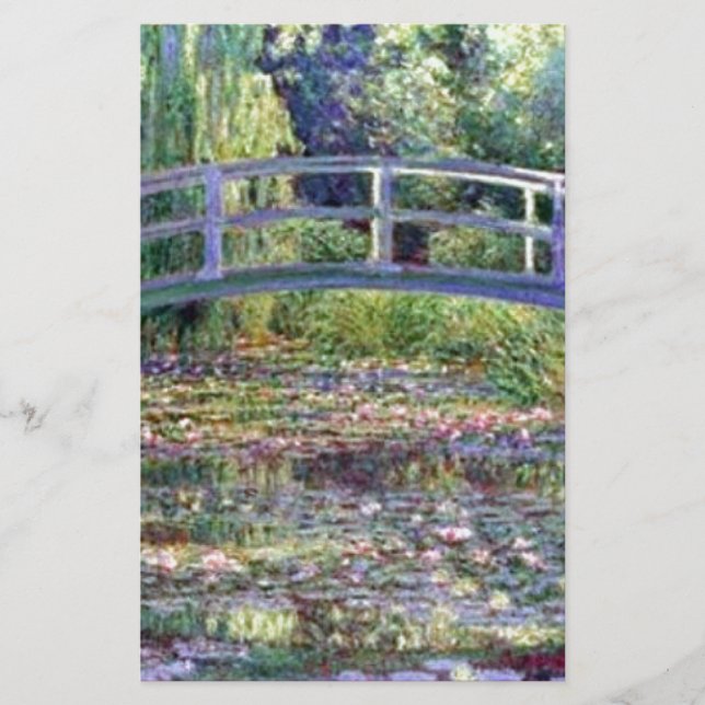 Papeterie L'étang de nénuphar par Claude Monet (Devant)