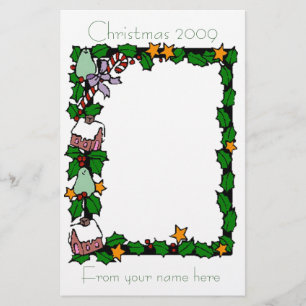 Papeterie Lettre 2009 de Noël