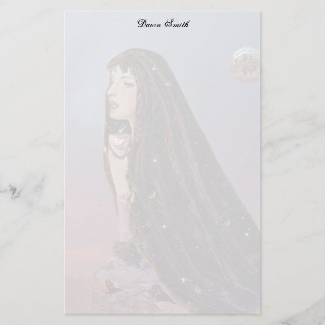 Papeterie Lettre de Lady Dawn papier! (Devant)