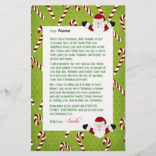 Papeterie Lettre de Père Noël