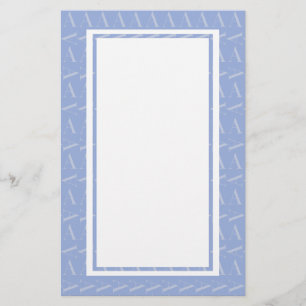 Papeterie LETTRE INITIALE MONOGRAPHIQUE A Bleu
