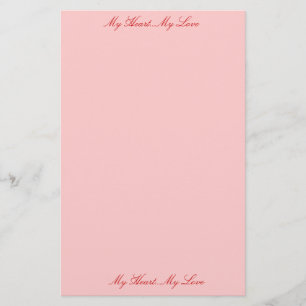 Papeterie Lettres d'amour