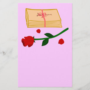 Papeterie Lettres d'amour romantiques