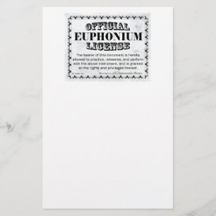 Papeterie Licence euphonique