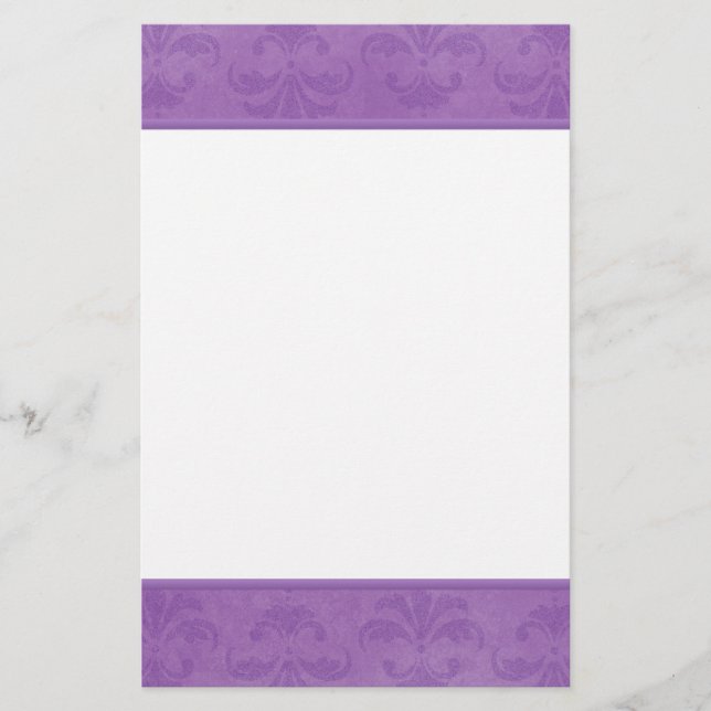 Papeterie Lilac Damask (Devant)