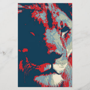 Papeterie Lion Pop Art