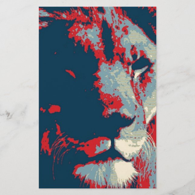 Papeterie Lion Pop Art (Devant)