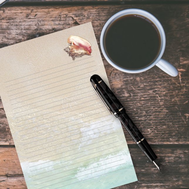 Papeterie Livre d'écriture sur le sable de la plage Queen Co (Créateur téléchargé)