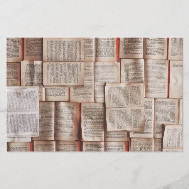 Papeterie Livres vintages (Devant)