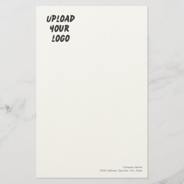 Papeterie Logo Personnalisé sur Mesure (Devant)