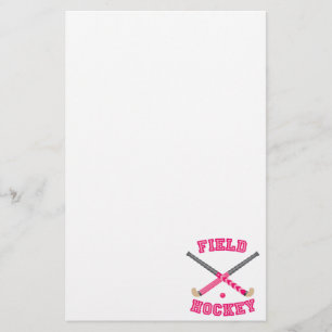 Papeterie Logo rose d'hockey de champ