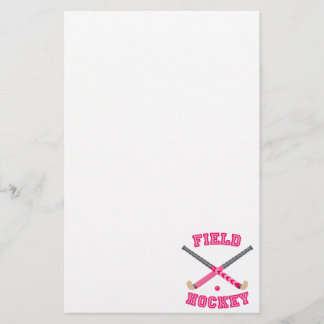 Papeterie Logo rose d'hockey de champ