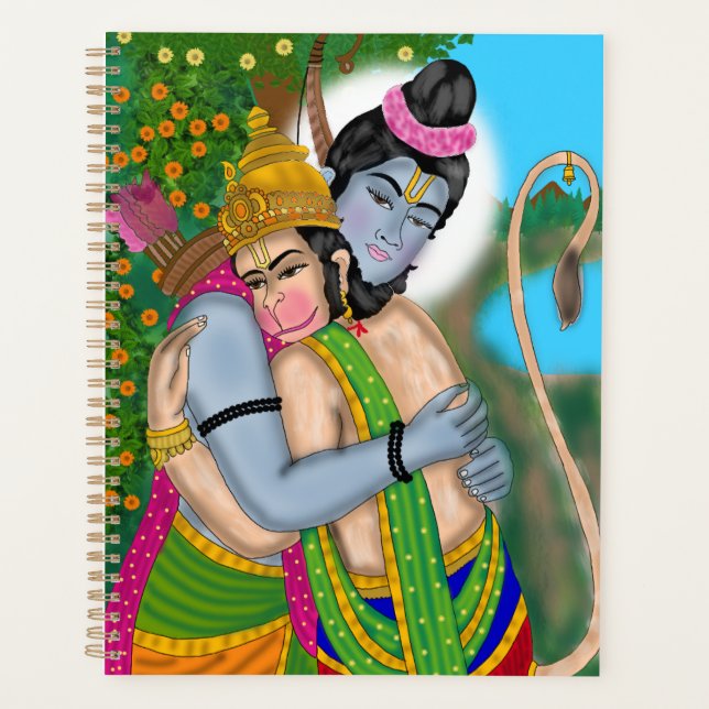 Papeterie Lord Rama & Hanuman (Devant)