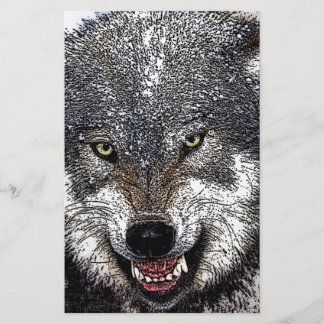 Papeterie Loup sauvage