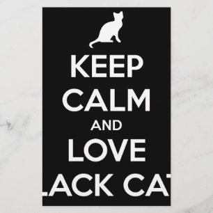 Papeterie Love Black Cats