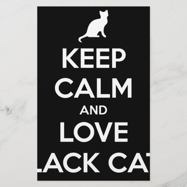 Papeterie Love Black Cats (Devant)