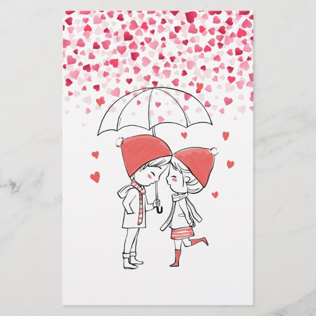 Papeterie Love Rain (Devant)