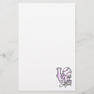 Papeterie Love Softball