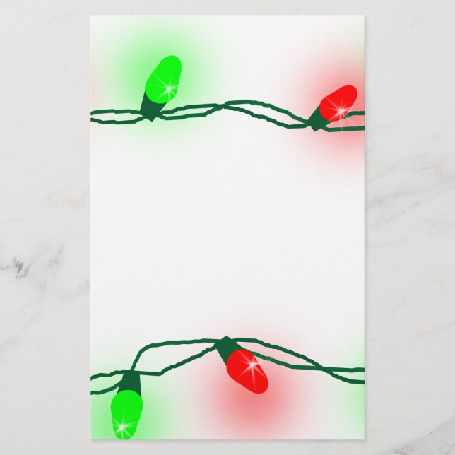 Papeterie Lumières de Noël (Devant)