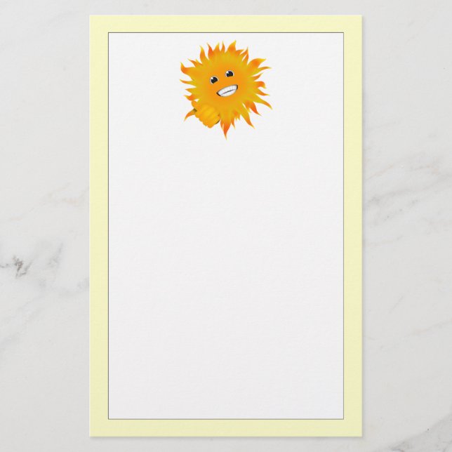 Papeterie M. Happy Sunshine - Pouce en l'air (Devant)