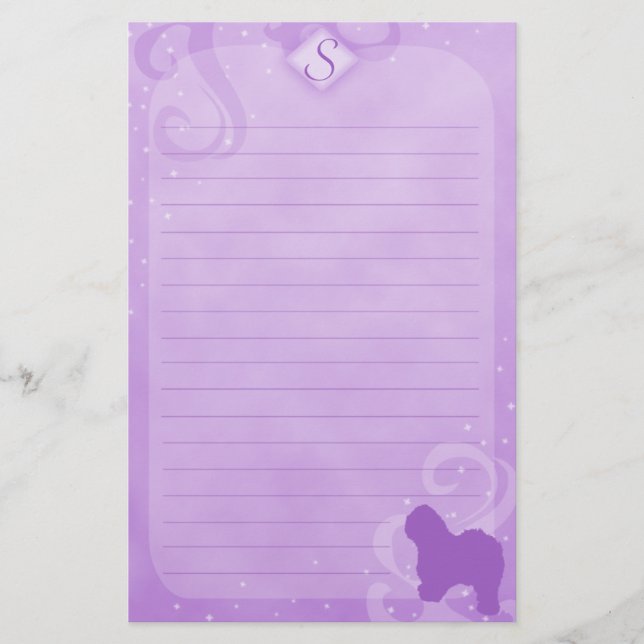 Papeterie Magic Old English Sheepdog Stationery (Devant)