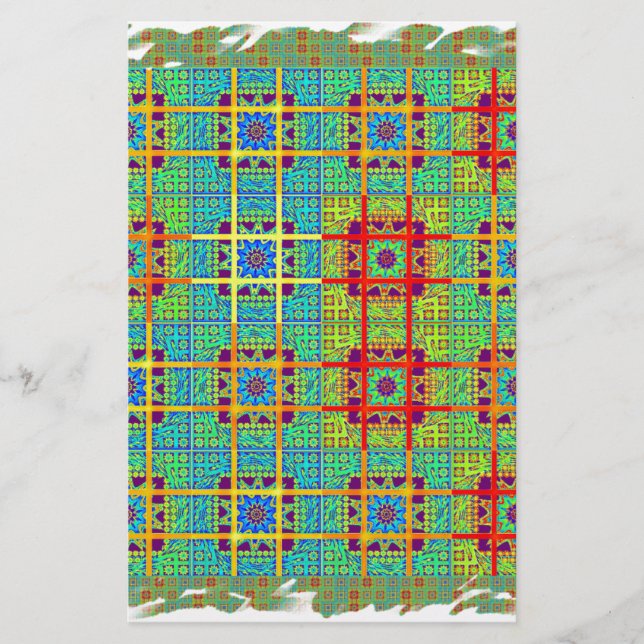 Papeterie Magnifique Tribal sud-africain Tribal Print vecteu (Devant)