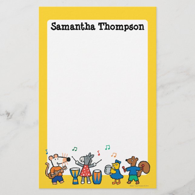 Papeterie Maisy and Friends Play in the Band (Devant)