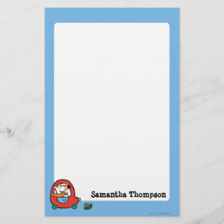 Papeterie Maisy conduit une voiture rouge mignonne