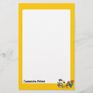 Papeterie Maisy et Cyril construisent un château de sable