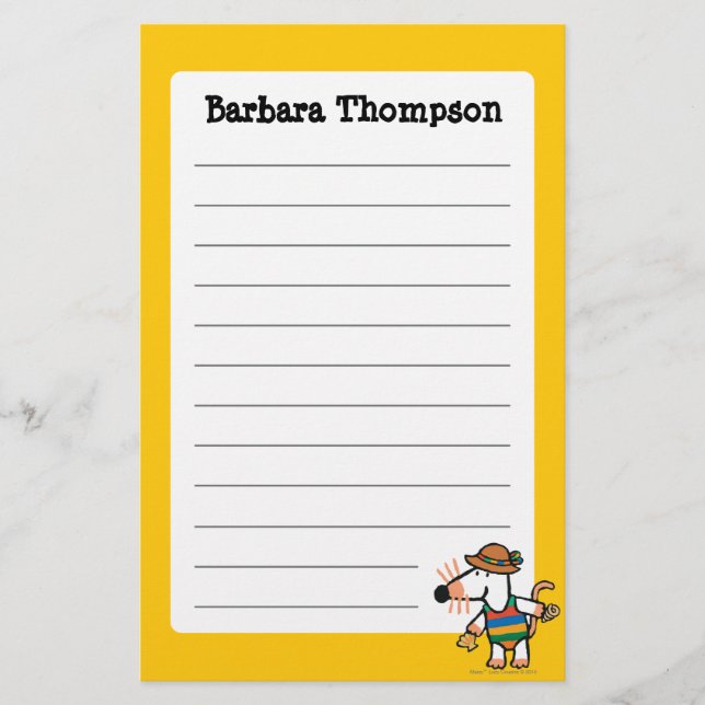 Papeterie Maisy rassemblant des coquilles à la plage (Devant)