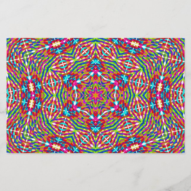 Papeterie Mandala coloré (Devant)