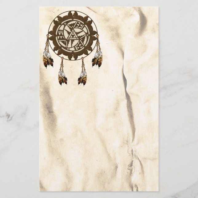 Papeterie Mandala Native American Stationery (Devant)