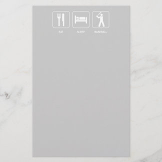 Papeterie Manger Baseball Sleep Stationball