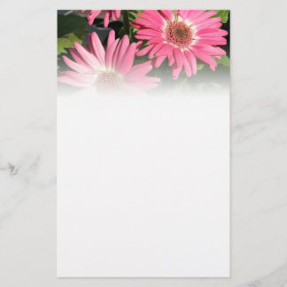 Papeterie Marguerite rose de Gerbera