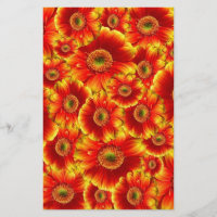 Marguerites de Gerbera jaune et orange