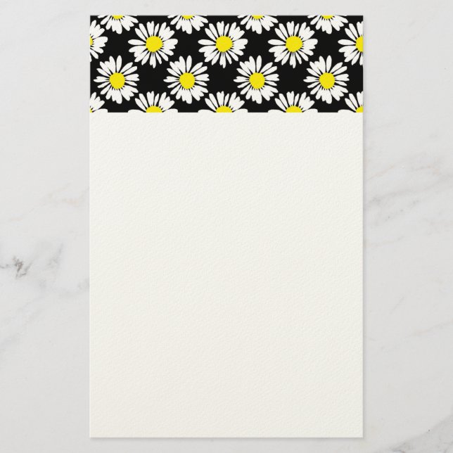 Papeterie Marguerites - papier (Devant)