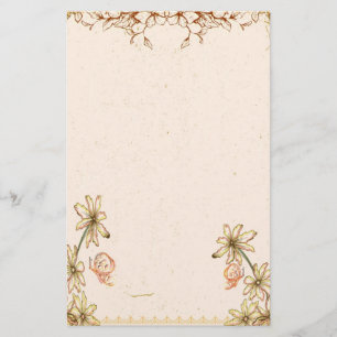 Papeterie Mariage Fleurs vintages