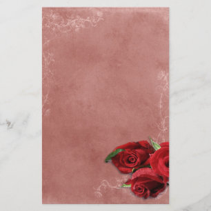 Papeterie Mariage Rose vintage