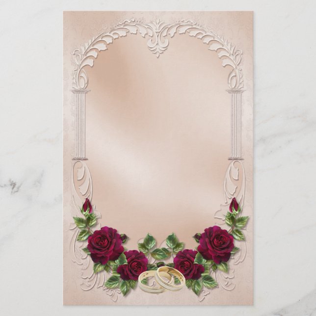 Papeterie Mariage satiné 2 (Devant)