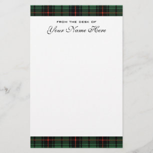 Papeterie Mariage Vintage, Modèle Moderne Tartan Davidson
