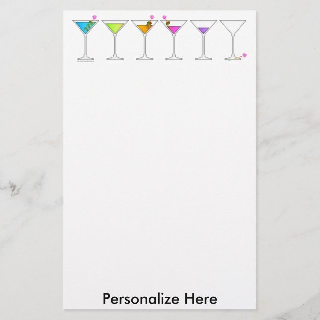 Papeterie - MARTINI, allant, aller, allé (Devant)