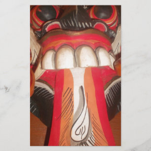 Papeterie Masque d'Halloween pour langue bizarre