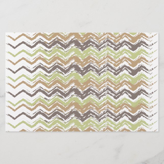 Papeterie Melon Brandy Scribble ZigZag Motif (Devant)