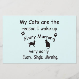 Papeterie Mes chats sont la raison pour laquelle je me révei
